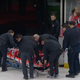 Illustration for article titled Devils Mirco Mueller Taken Off On Stretcher After Crashing Into Boards